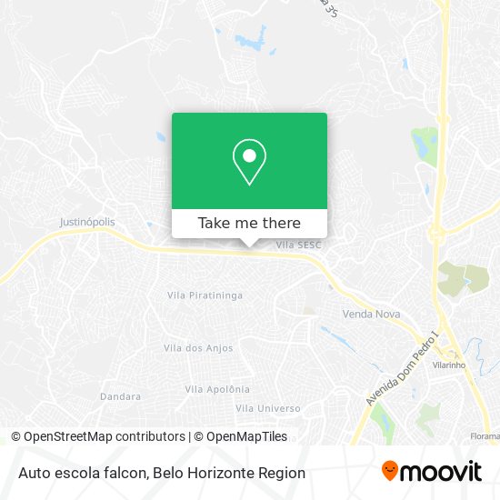 Mapa Auto escola falcon