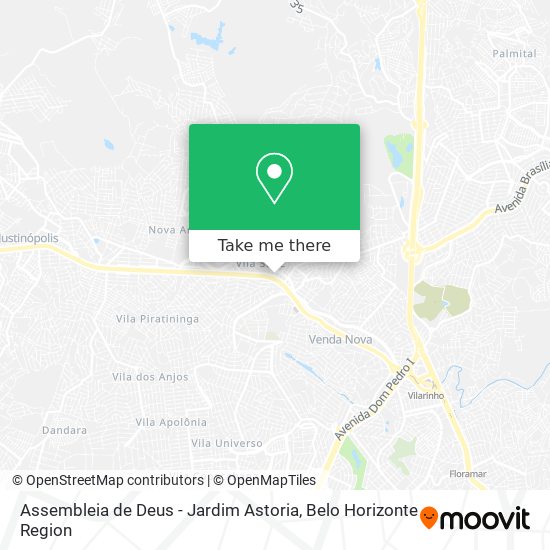 Assembleia de Deus - Jardim Astoria map