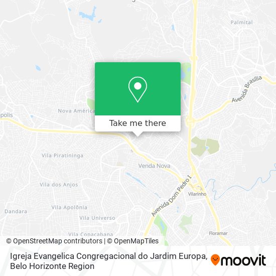 Igreja Evangelica Congregacional do Jardim Europa map