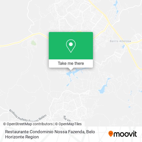 Restaurante Condominio Nossa Fazenda map