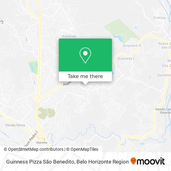 Guinness Pizza São Benedito map