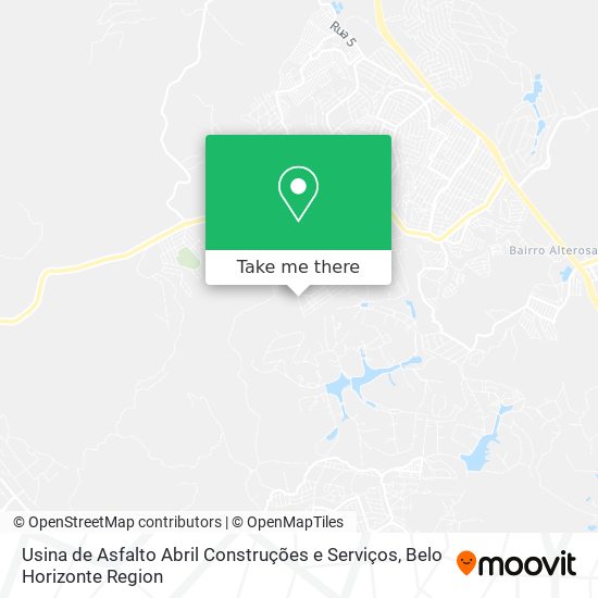 Usina de Asfalto Abril Construções e Serviços map