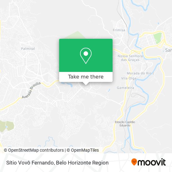 Sítio Vovô Fernando map