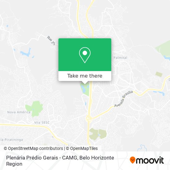 Plenária Prédio Gerais - CAMG map