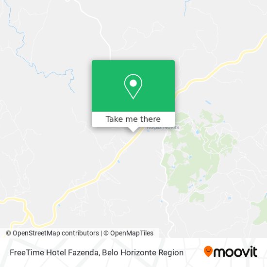 FreeTime Hotel Fazenda map