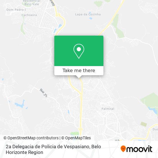 2a Delegacia de Policia de Vespasiano map