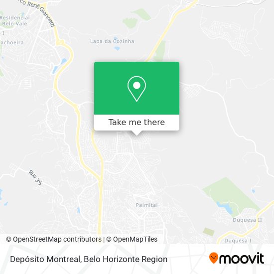Depósito Montreal map