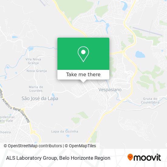 Mapa ALS Laboratory Group