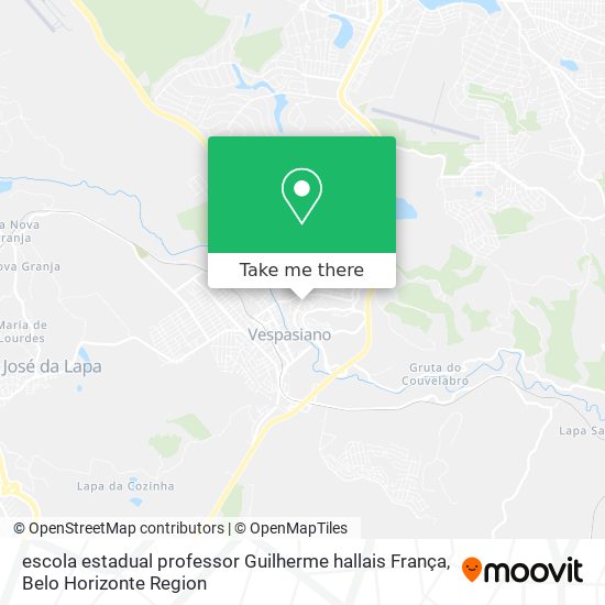 escola estadual professor Guilherme hallais França map