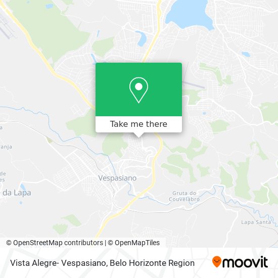 Vista Alegre- Vespasiano map