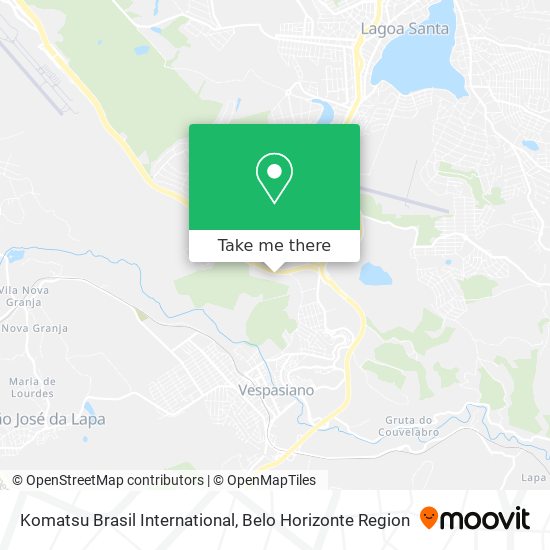 Komatsu Brasil International map