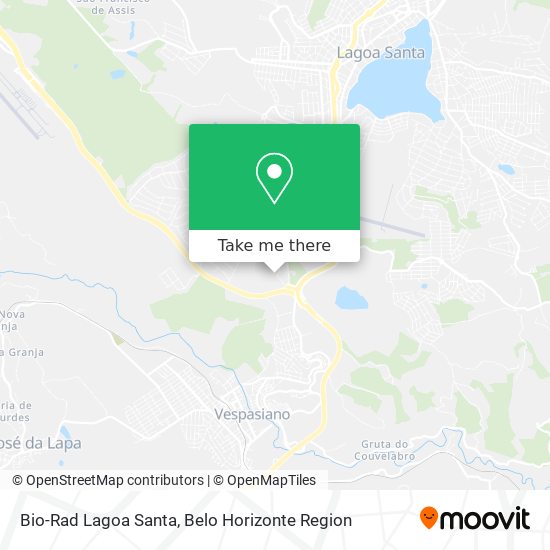 Bio-Rad Lagoa Santa map