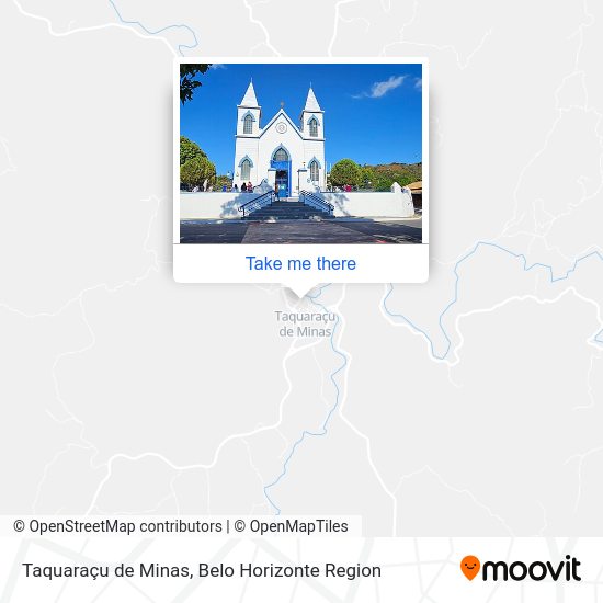 Taquaraçu de Minas map