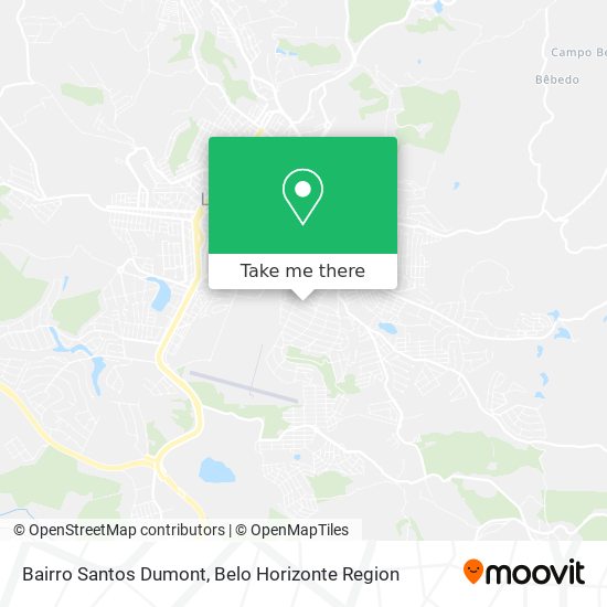 Bairro Santos Dumont map
