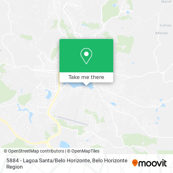 5884 - Lagoa Santa / Belo Horizonte map