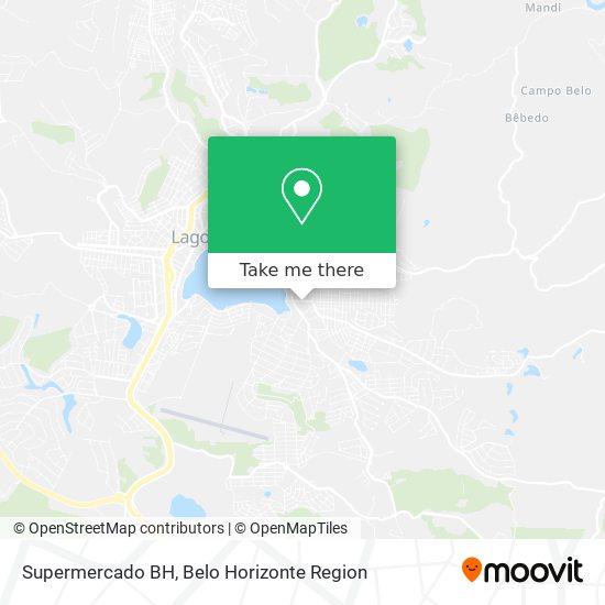 Supermercado BH map