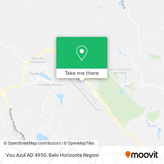 Vou Azul AD 4950 map