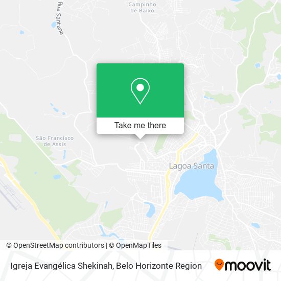 Igreja Evangélica Shekinah map