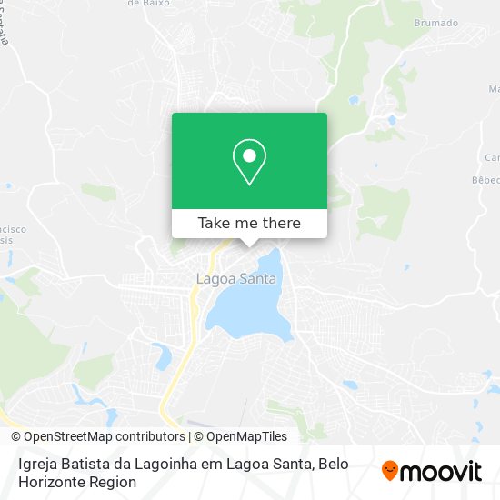 Igreja Batista da Lagoinha em Lagoa Santa map