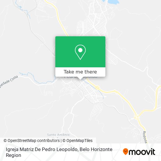 Igreja Matriz De Pedro Leopoldo map