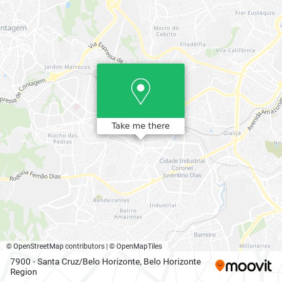 Mapa 7900 - Santa Cruz / Belo Horizonte