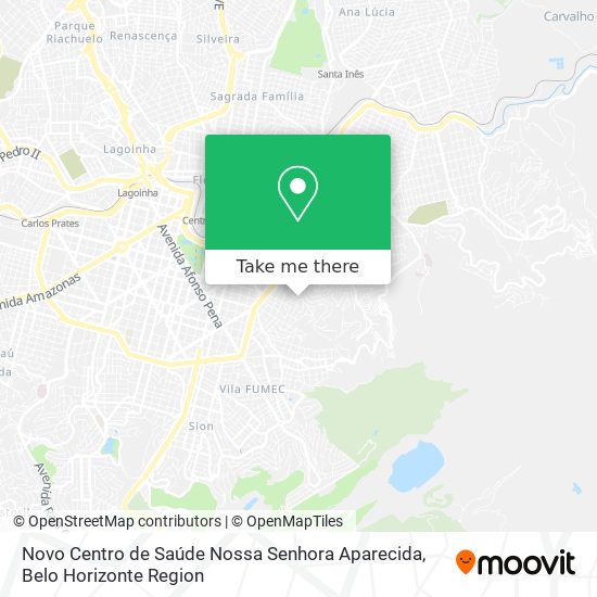 Novo Centro de Saúde Nossa Senhora Aparecida map