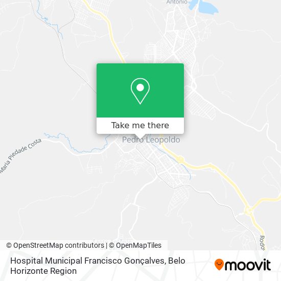 Hospital Municipal Francisco Gonçalves map