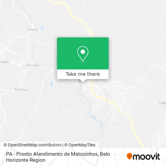 PA - Pronto Atendimento de Matozinhos map