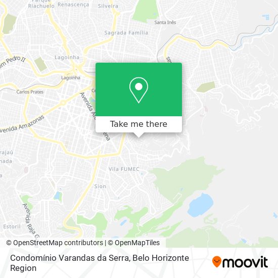 Mapa Condomínio Varandas da Serra