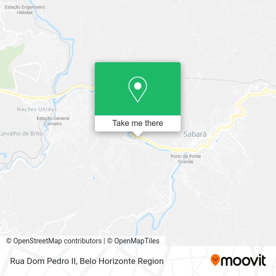 Rua Dom Pedro II map