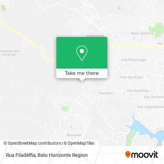 Rua Filadélfia map