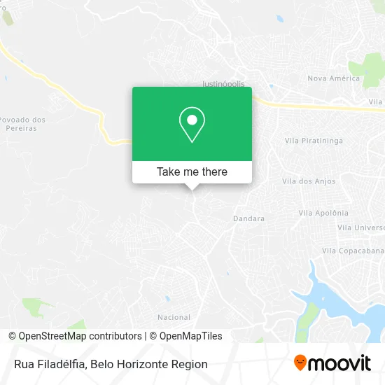 Rua Filadélfia map