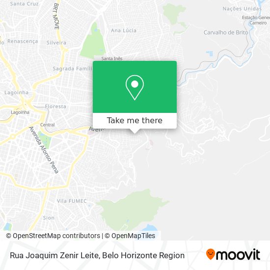Rua Joaquim Zenir Leite map
