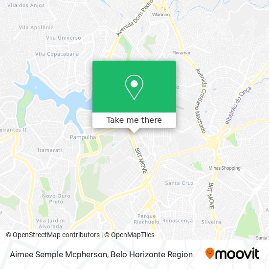 Aimee Semple Mcpherson map