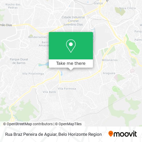 Rua Braz Pereira de Aguiar map