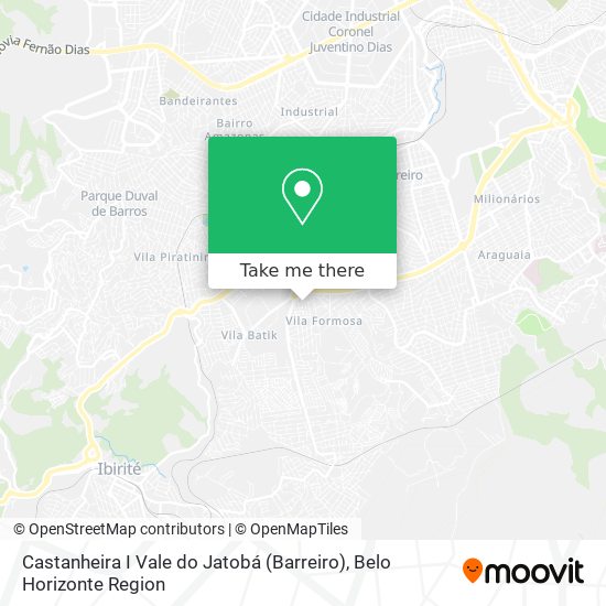 Castanheira I Vale do Jatobá (Barreiro) map