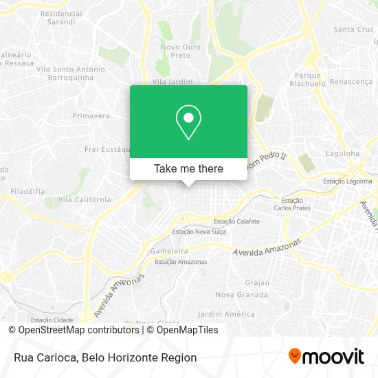 Rua Carioca map