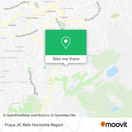 Praça JK map