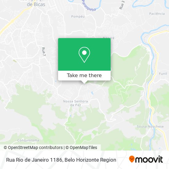 Rua Rio de Janeiro 1186 map