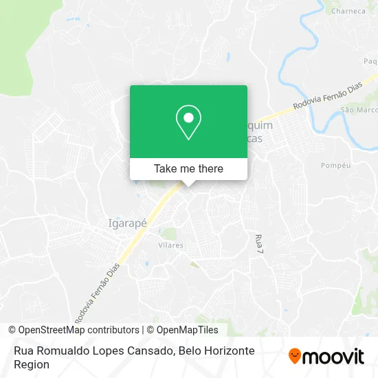 Rua Romualdo Lopes Cansado map