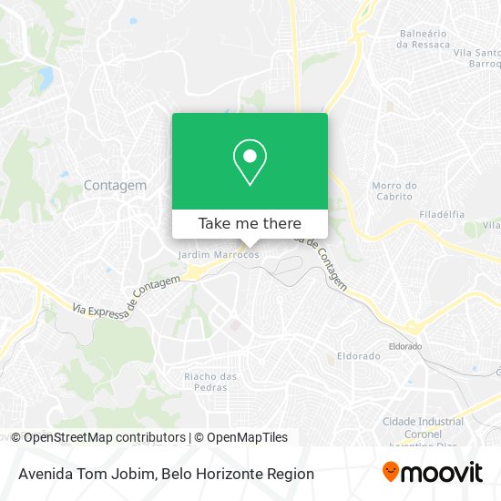 Avenida Tom Jobim map