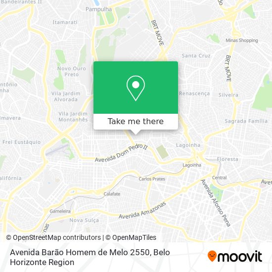Avenida Barão Homem de Melo 2550 map