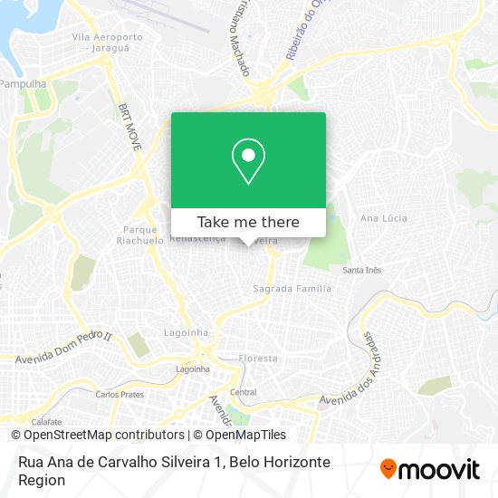 Mapa Rua Ana de Carvalho Silveira 1