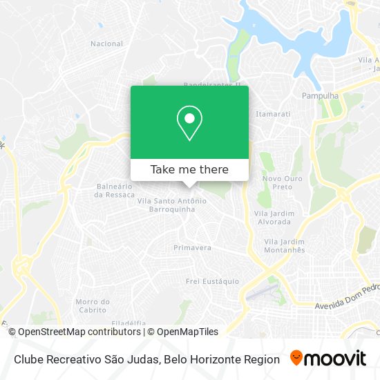 Clube Recreativo São Judas map