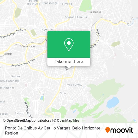 Ponto De Onibus Av Getilio Vargas map
