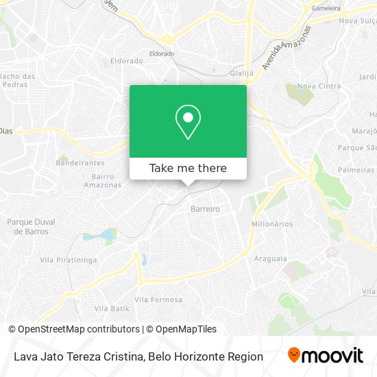 Lava Jato Tereza Cristina map