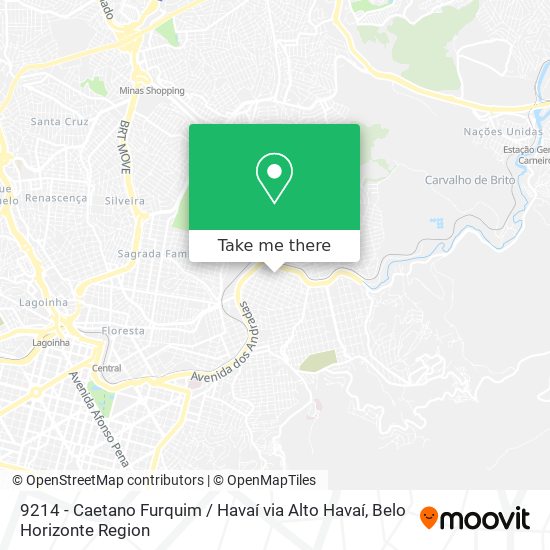 9214 - Caetano Furquim / Havaí via Alto Havaí map