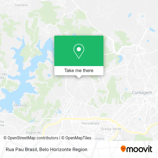Rua Pau Brasil map