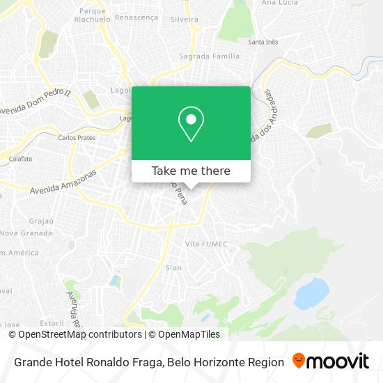 Grande Hotel Ronaldo Fraga map