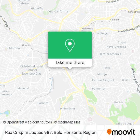 Rua Crispim Jaques 987 map